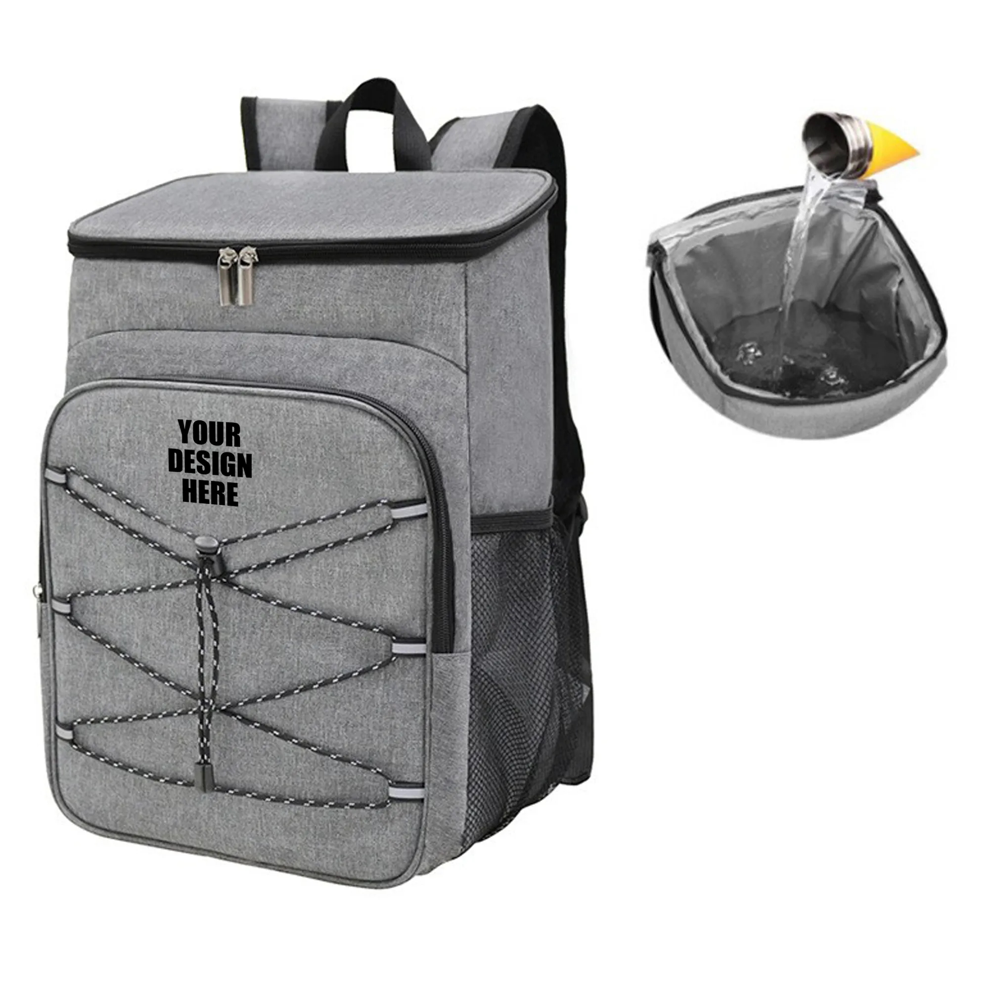 Waterproof PEVA Cooler Backpack 2
