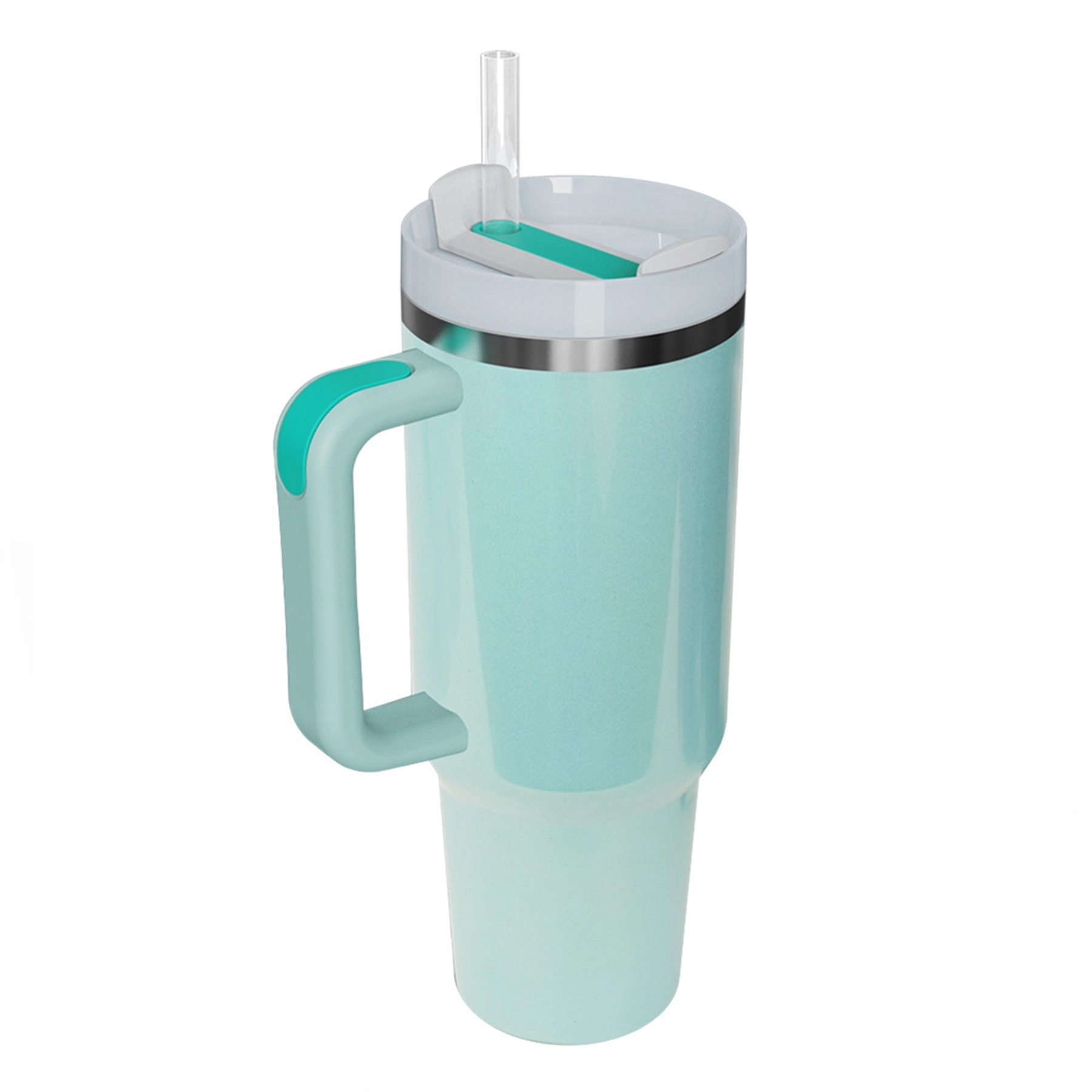40 Oz. Vacuum Stainless Steel Sublimation Tumbler with Straw 3