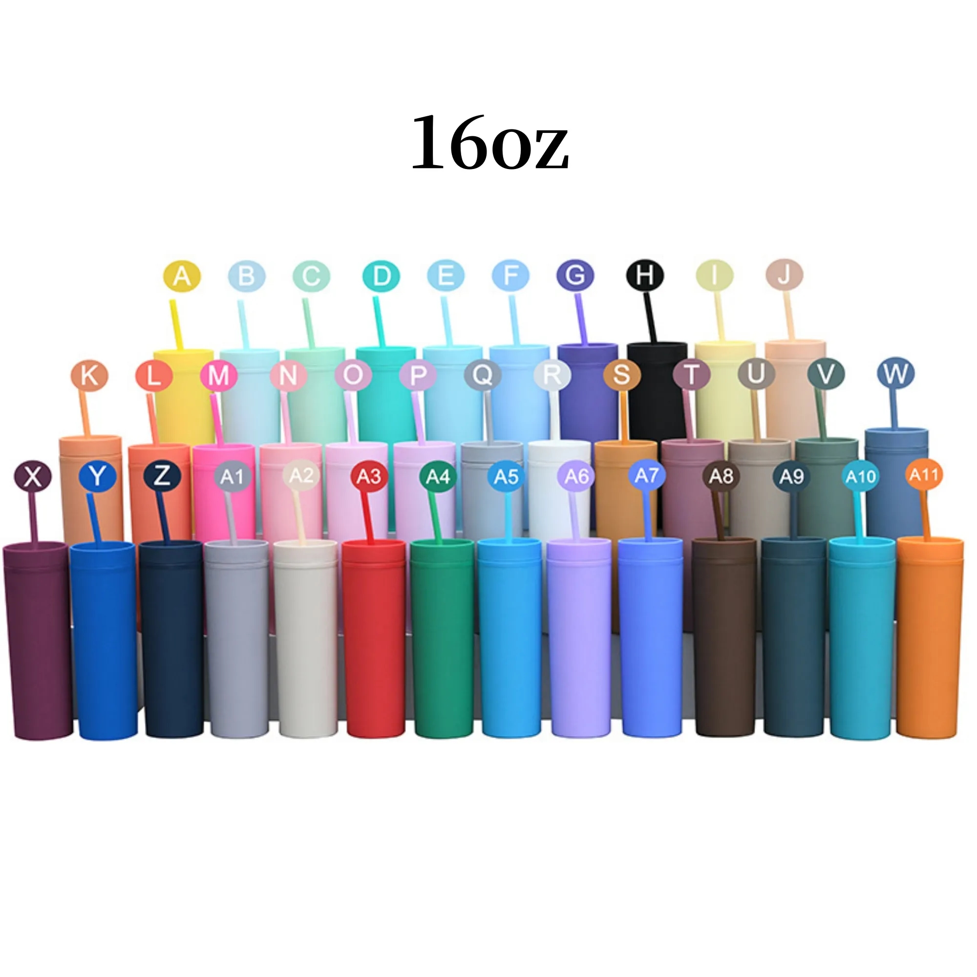 16OZ 2-layer Plastic And Custom Simple Rubber Paint Cup 2