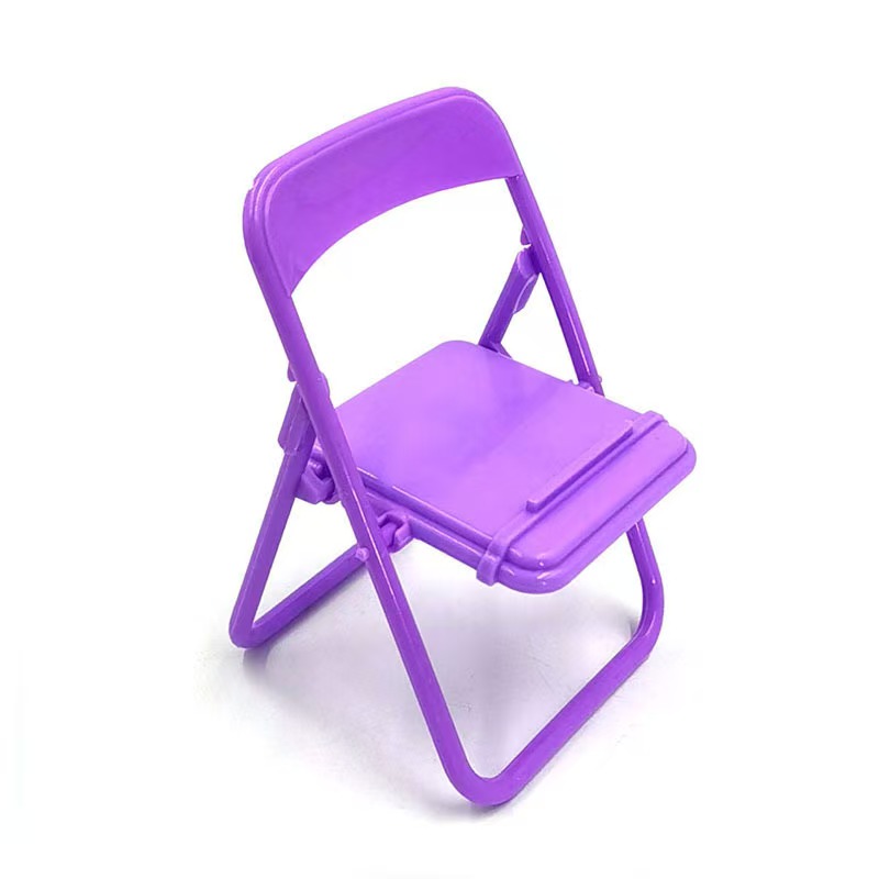 Mini Folding Chair Cell Phone Stand Desktop 5