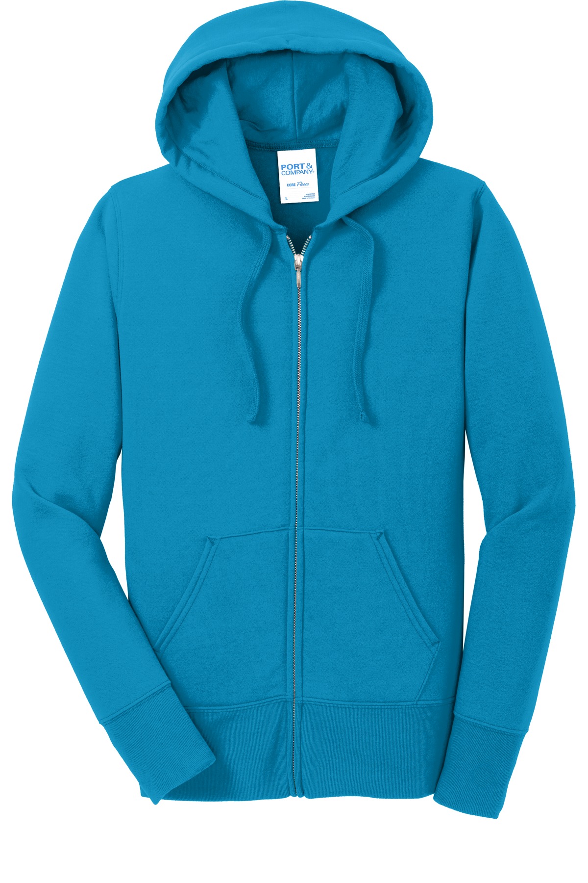 Port & Company® Women's Core Fleece Full-Zip Hooded Sweatshirt 58