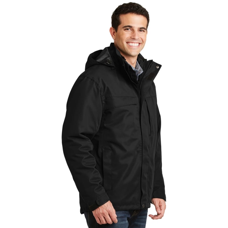 Port Authority Herringbone 3-in-1 Parka. 6