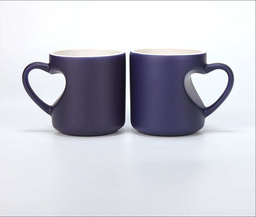 10oz Heart Shaped Color Changing Mug 3