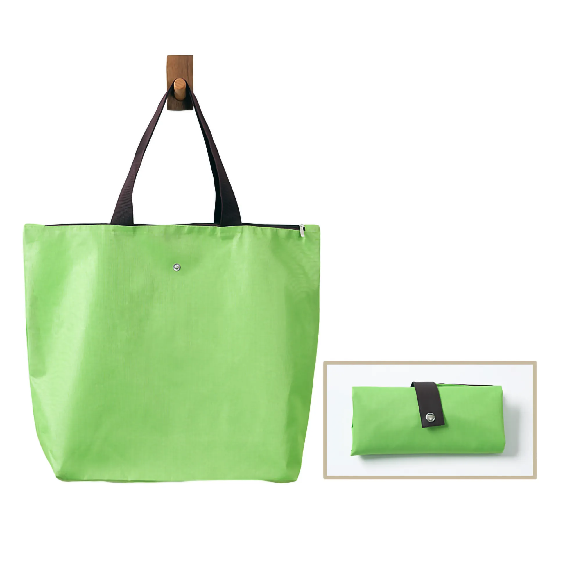 Foldable Grocery Shopping Tote Bag, custom tote bag with logo imprint 4