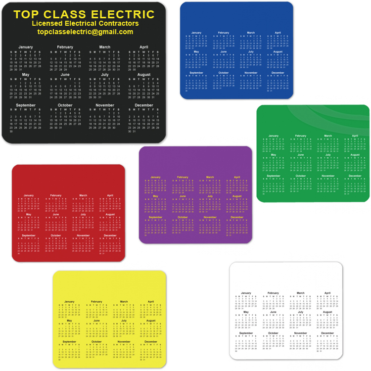 2026 Custom Horizontal Calendar Mouse Pad 7