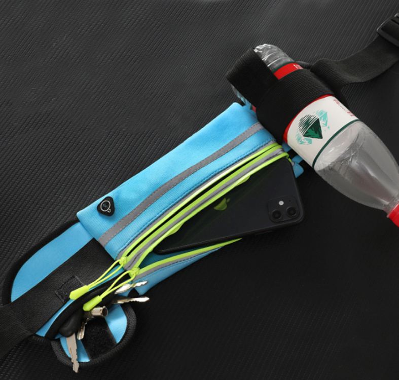 Waist Pack Sports Belt Pouch Bag with Water Bottle Holder 4