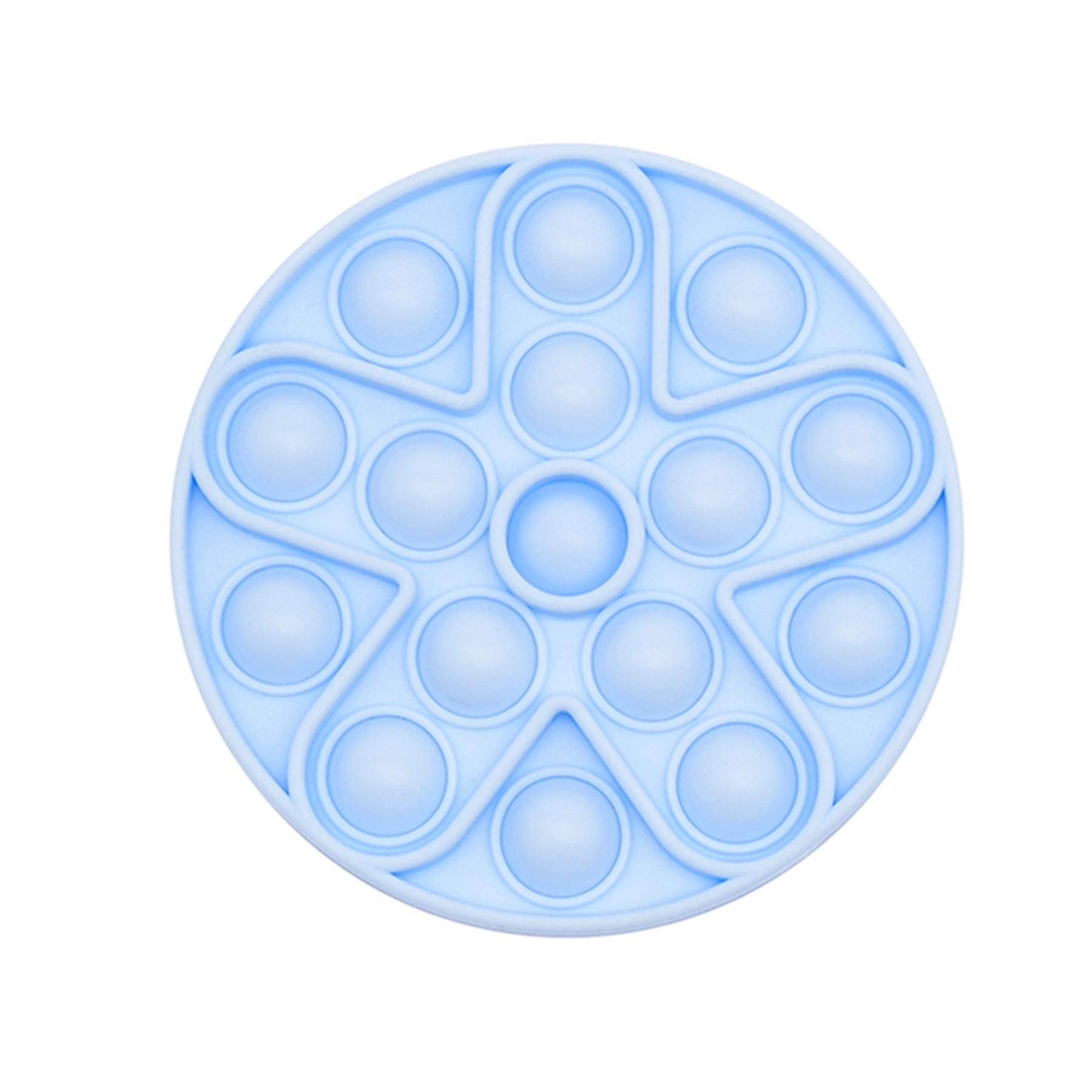 Round Silicone Push Pop Bubble Fidget Toy 2