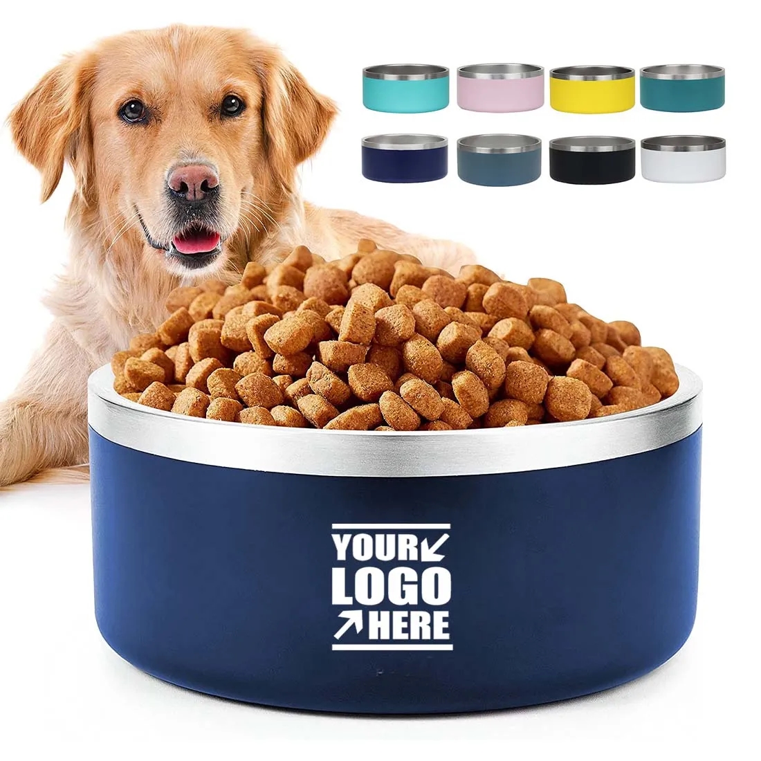 Insulated Stainless Steel Dog Bowl 7