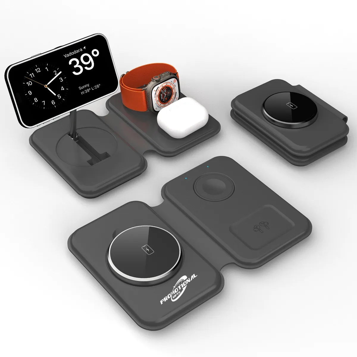 Foldable Magnetic Wireless Charging Station 2