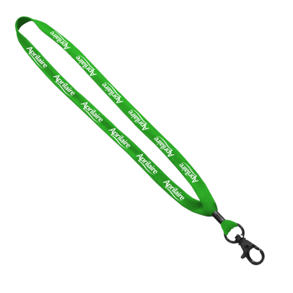5/8" Polyester Shoelace Lanyard with Metal Crimp & Split-Ring 80
