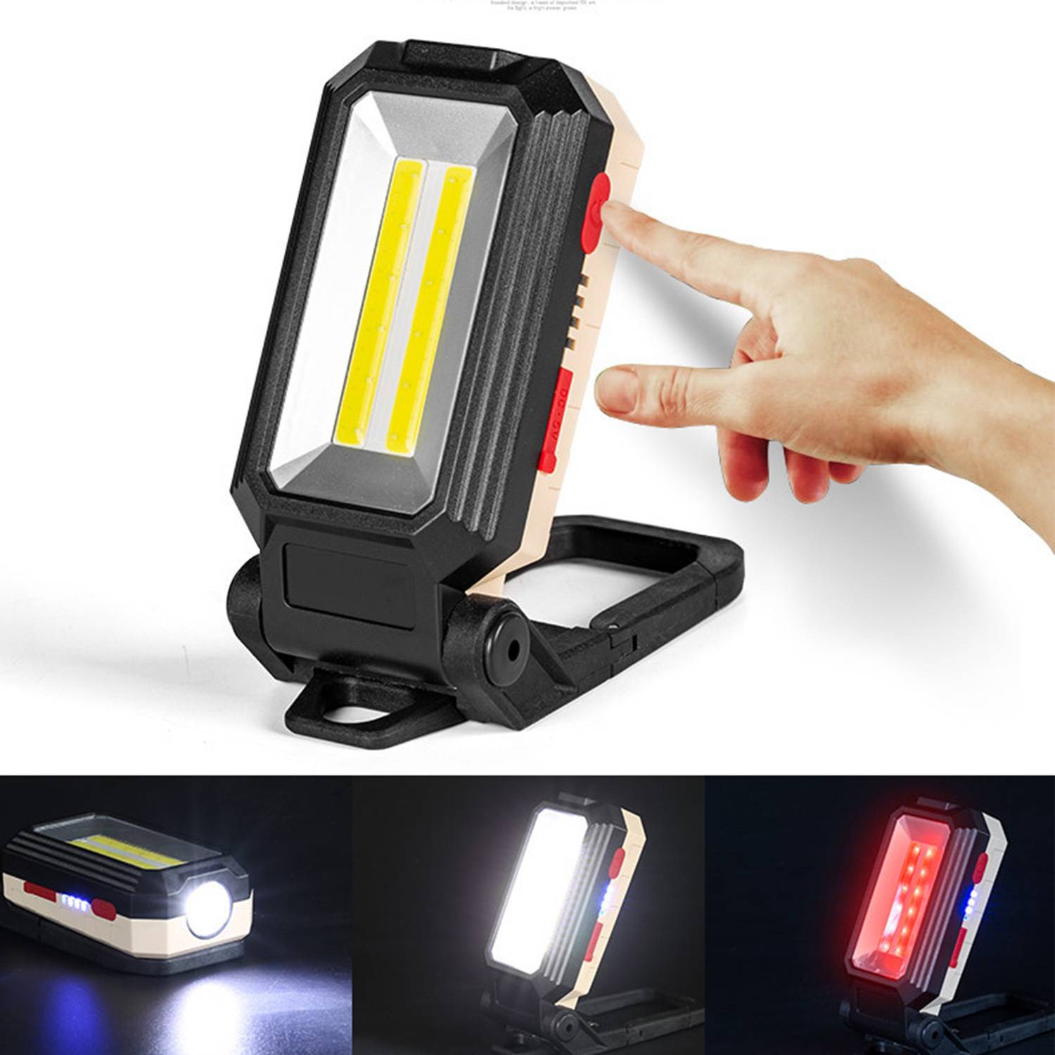 USB-C COB Work Light – Rechargeable & Magnetic Base 10