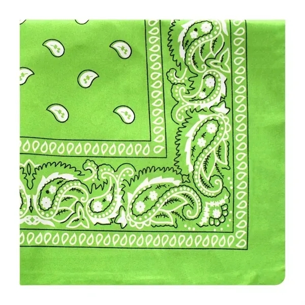 Square Sports Print Bandana Headband - Polyester Material 6
