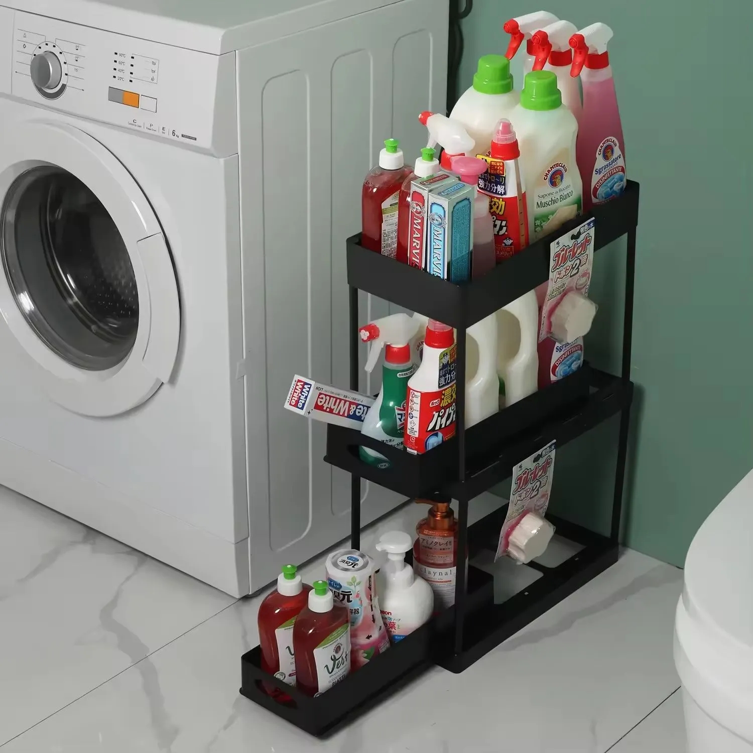 2 Tier Multipurpose Under Sink Organizer & Storage 2