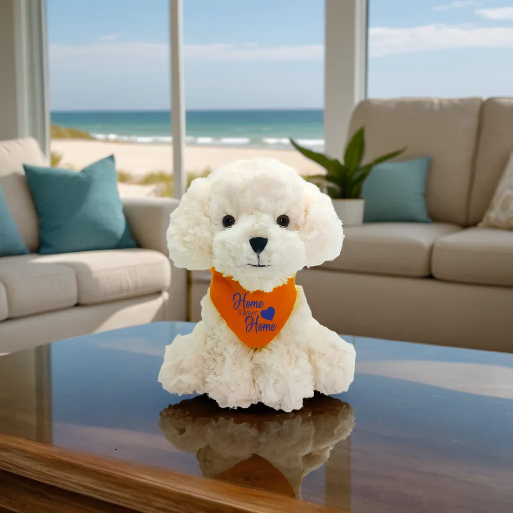 9" Cream Floppy Dog 13