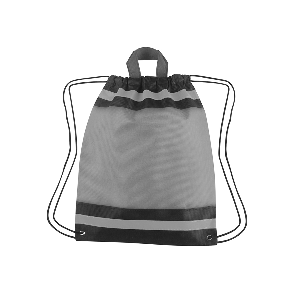 Horizon Reflective Drawstring Backpack Tote 21