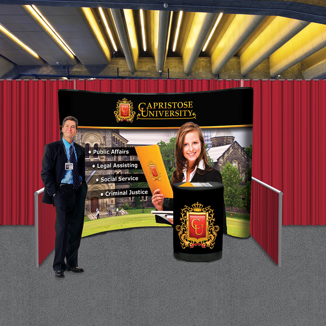 10' Curved ARISE Floor Display Kit (Full Mural) 14