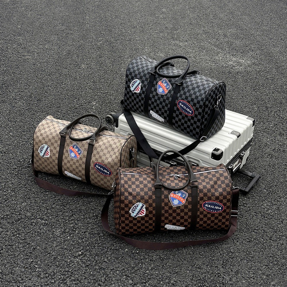 PU Leather Gym Sport Travel Duffel Bag 5