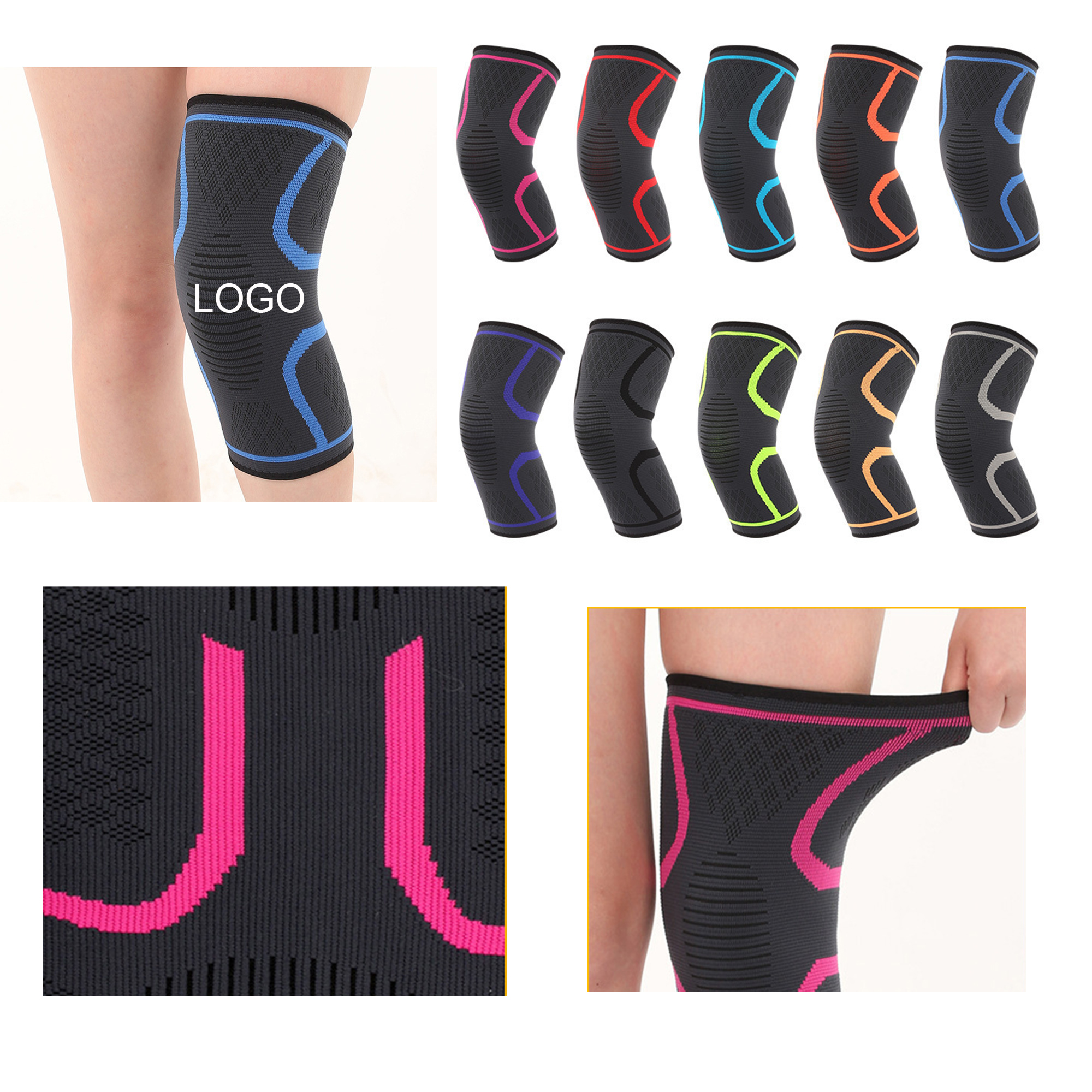 Outdoor Sports Nylon Knee Pads 2