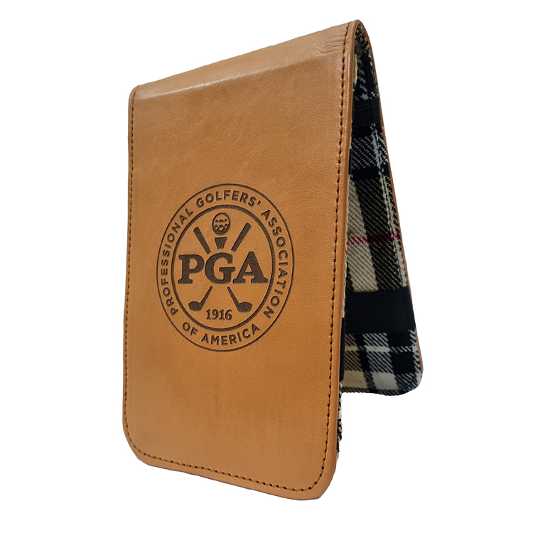 Scorecard/Yardage Book Holder (Vegetable Leather) 2