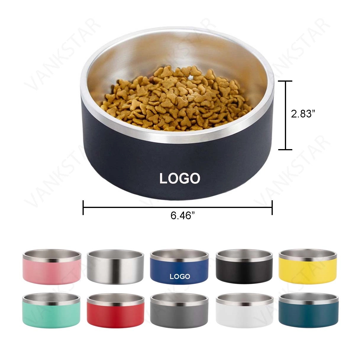 Insulated Stainless Steel Dog Bowl 3