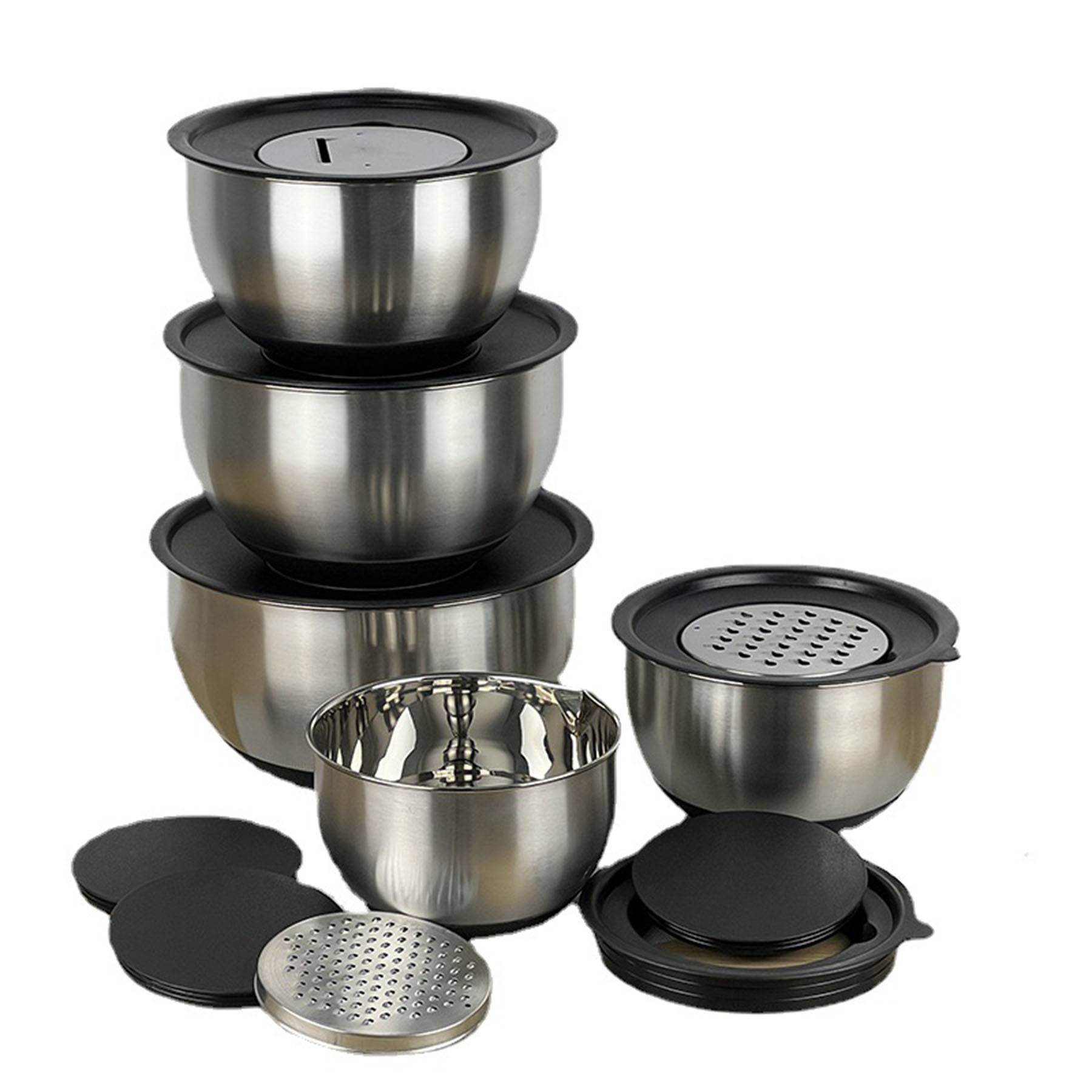 Stainless steel salad bowl 6