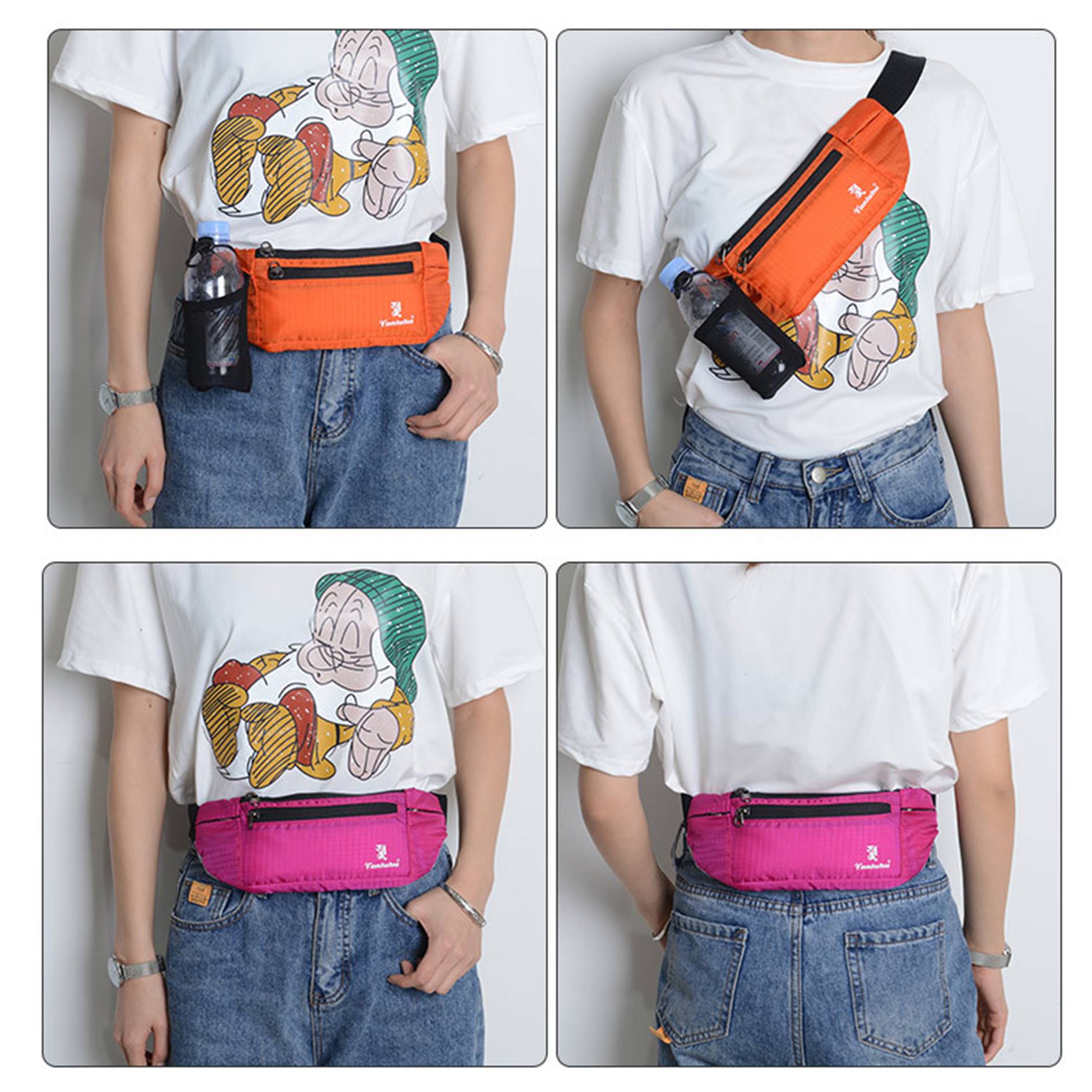 Outdoor Sports Fitness Water Bottle Waist Bag 2