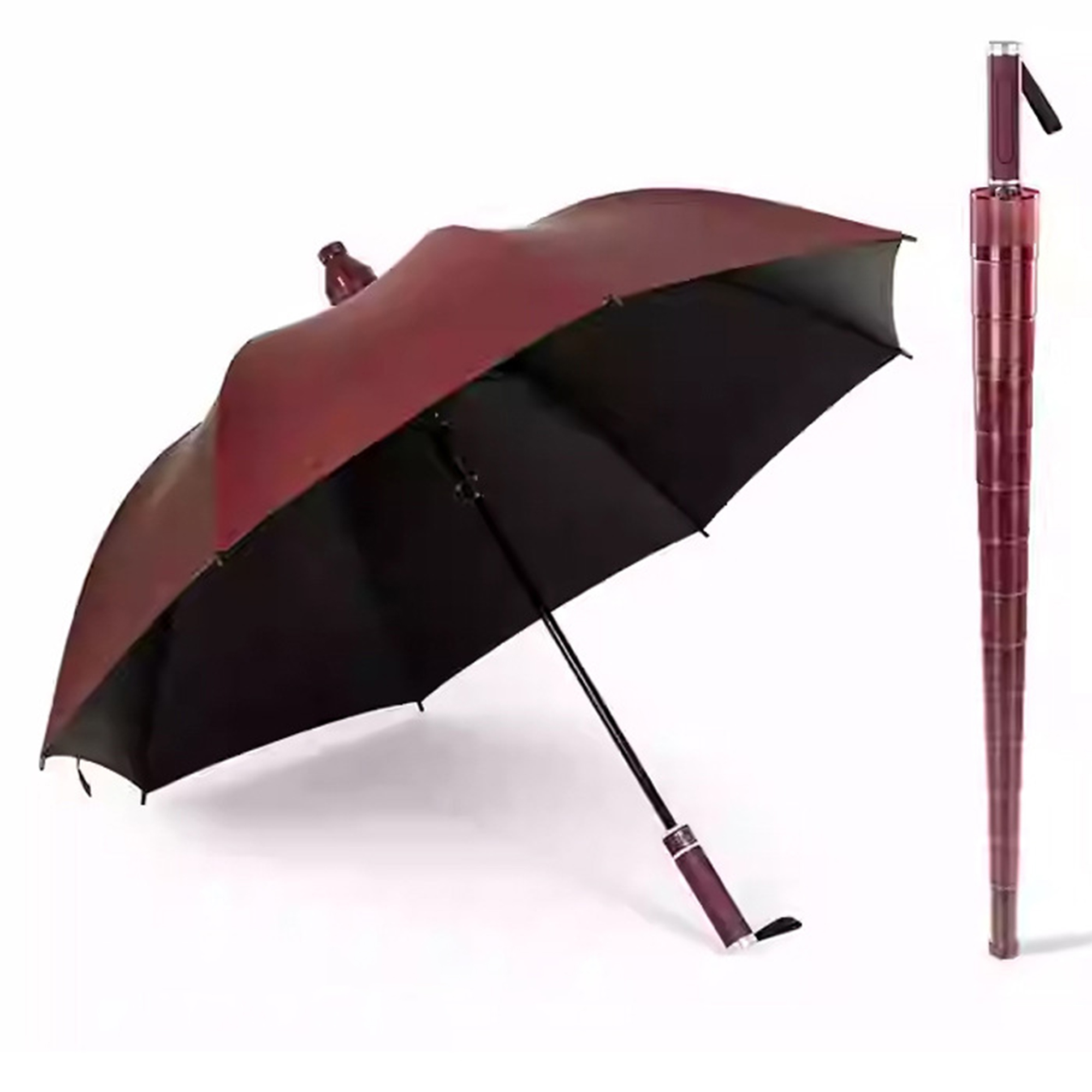 59" Arc Auto Open Straight Golf Umbrella 5