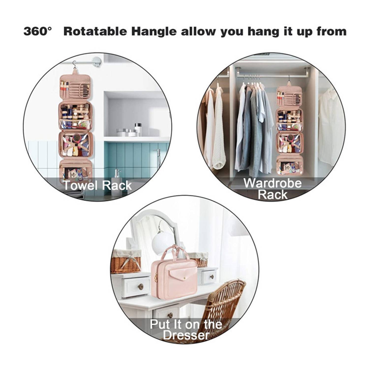 Hanging Makeup Bag Organizer 6