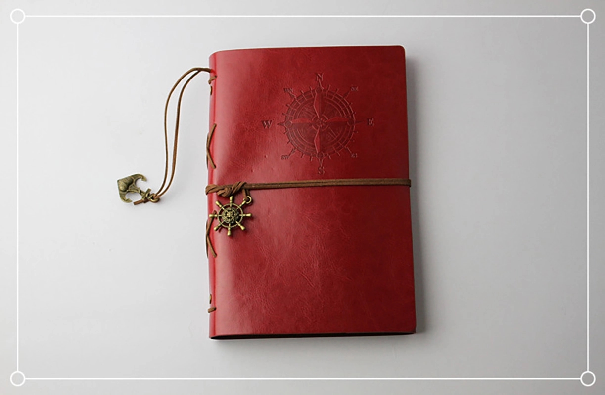 Vintage Journal Travel Notebook Loose-Leaf Diary 3