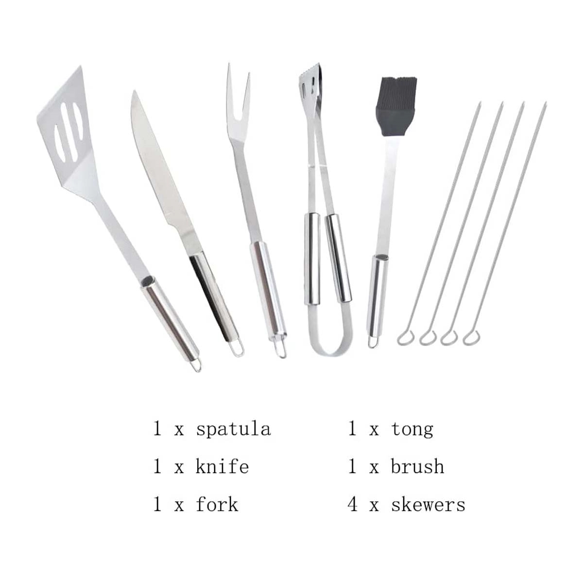 BBQ Grill Utensils Set with Case 4