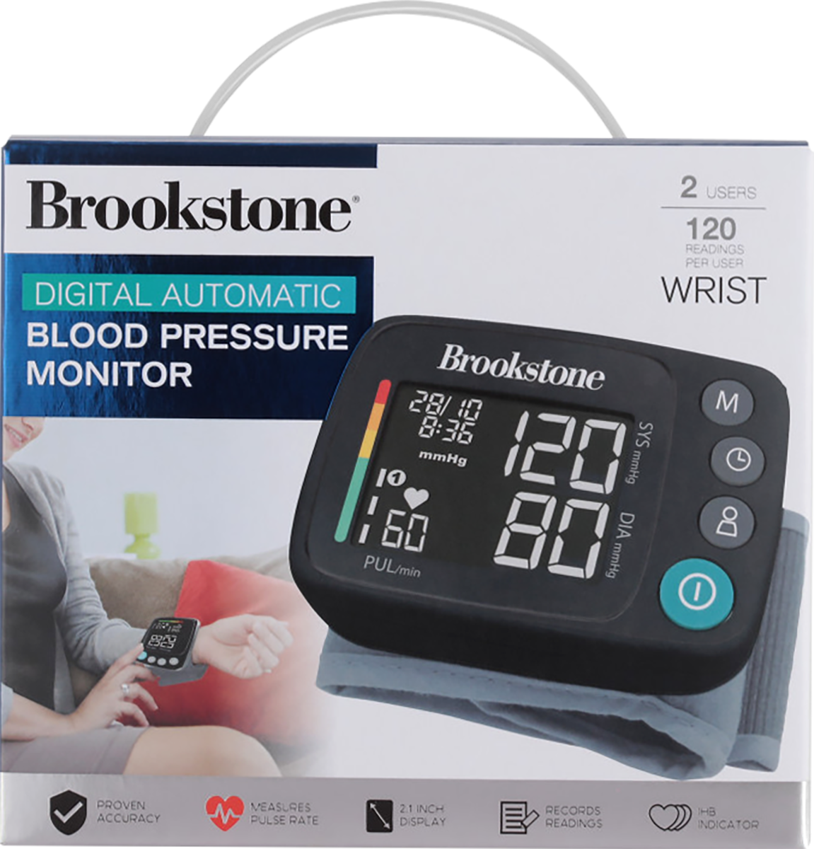 Brookstone® Digital Blood Pressure Monitor 29