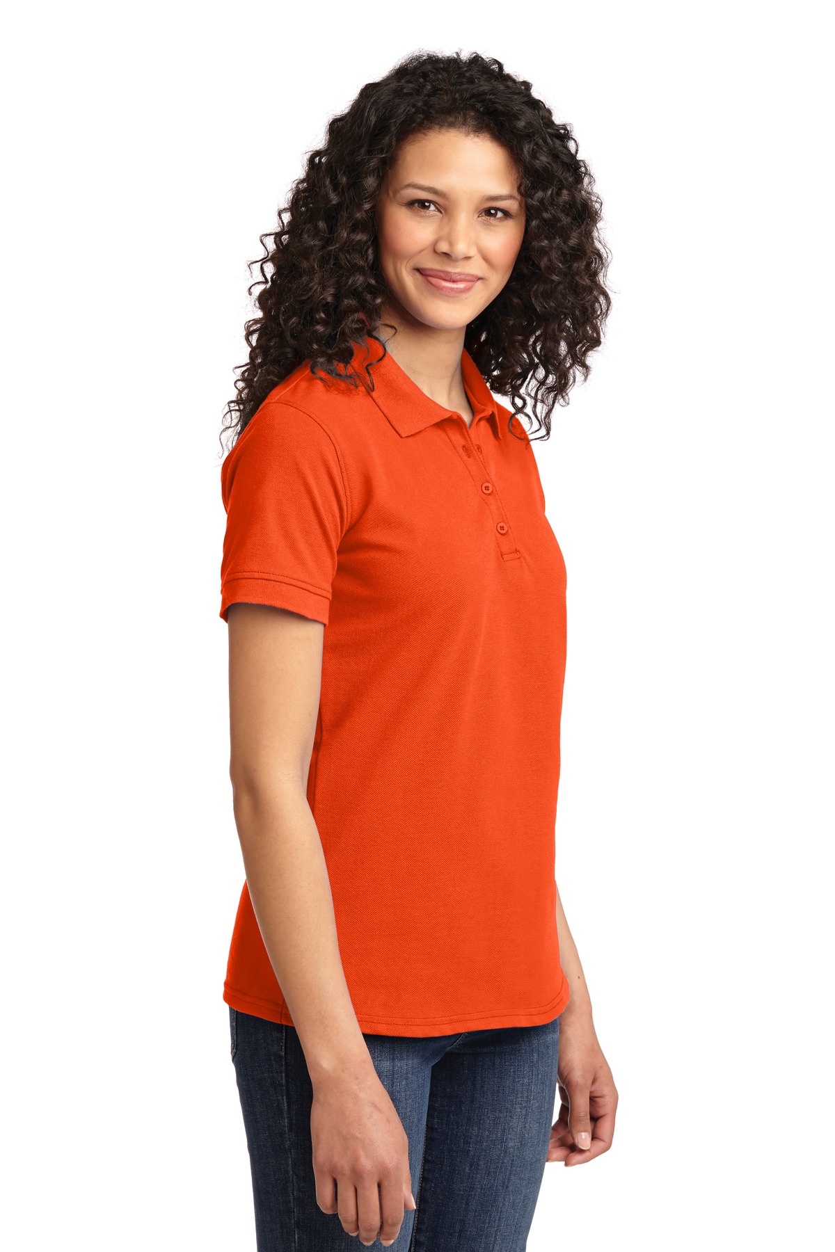Port & Co Women's Core Blend Pique Polo. LKP155 66