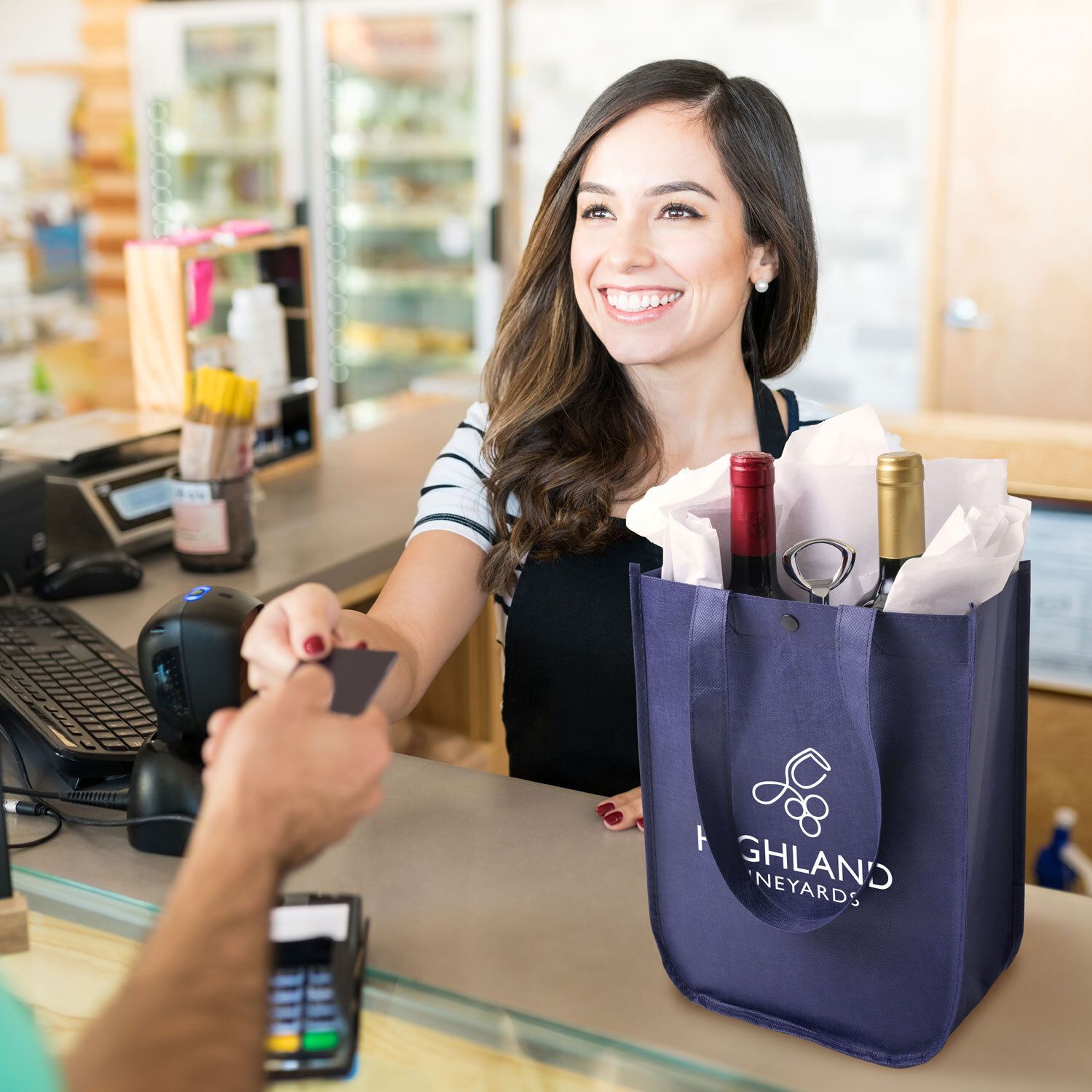 SARATOGA CURVE RPET MINI TOTE