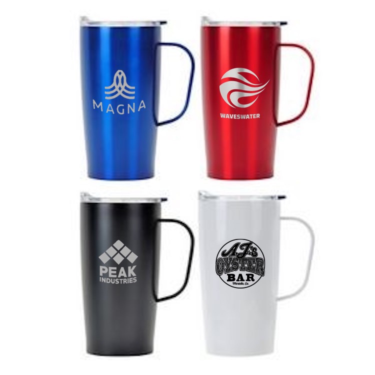 Endura 20 oz Stainless Steel Double Wall Mug with Swig Metal Handle 2