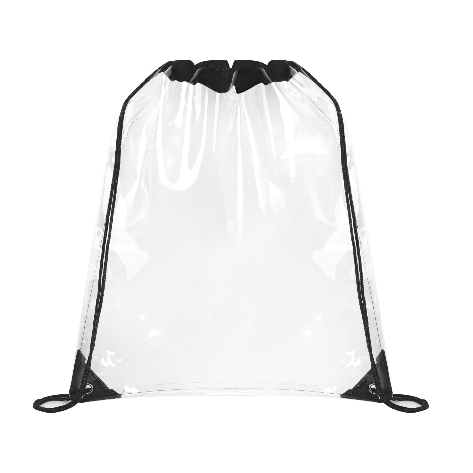 Large Clear Stadium Drawstring Backpack 15