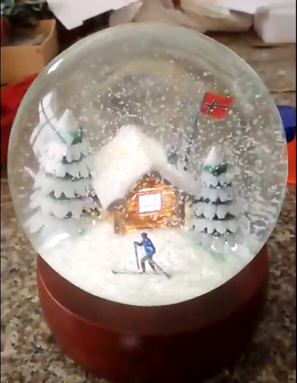 Custom Resin Snow Globe 1