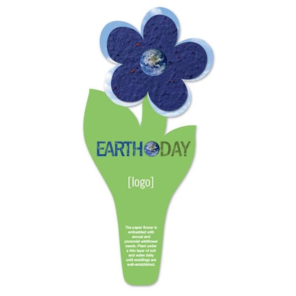 Seed Paper Flower Bookmark 14