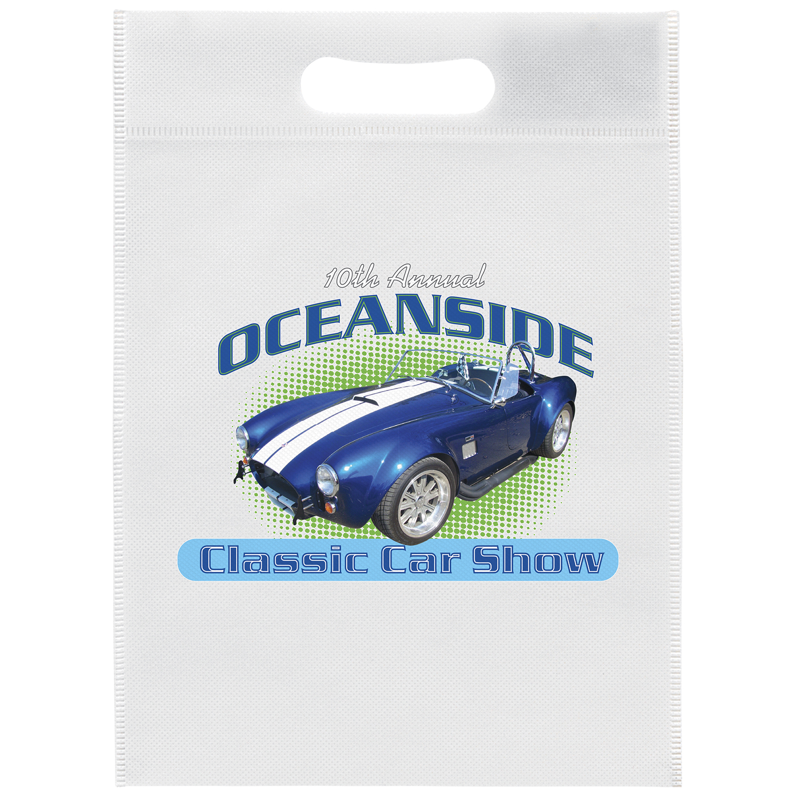 10W x 14H - Non-Woven Die Cut Bag -ColorVista 6