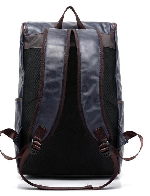 Vintage PU Leather Backpack 9