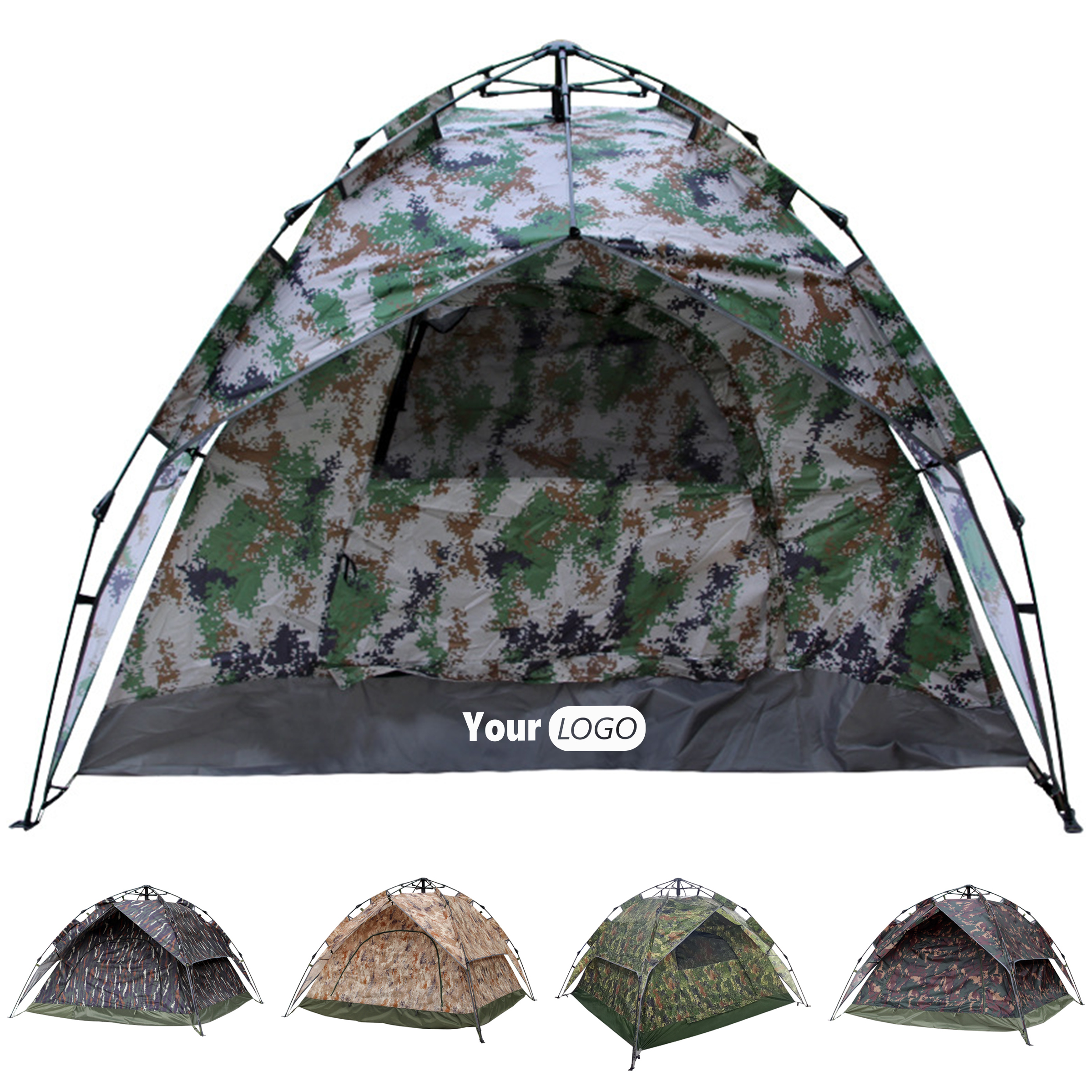 Polyester Outdoor Sunscreen Camping Tent 2