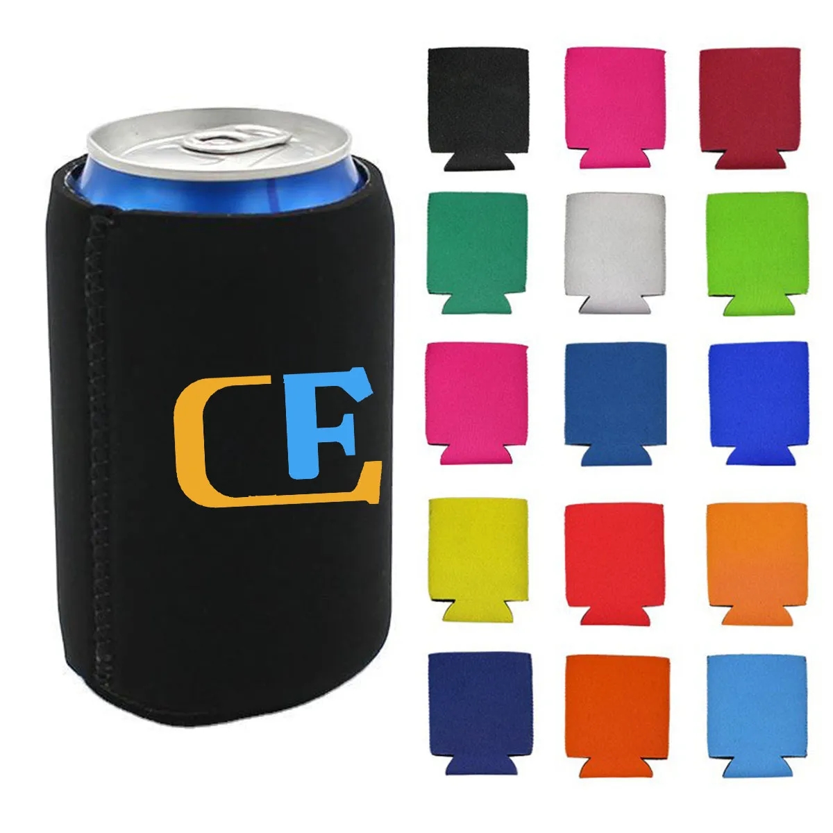 Beer Can Sleeves Coolers, custom koozie with logo imprint 7