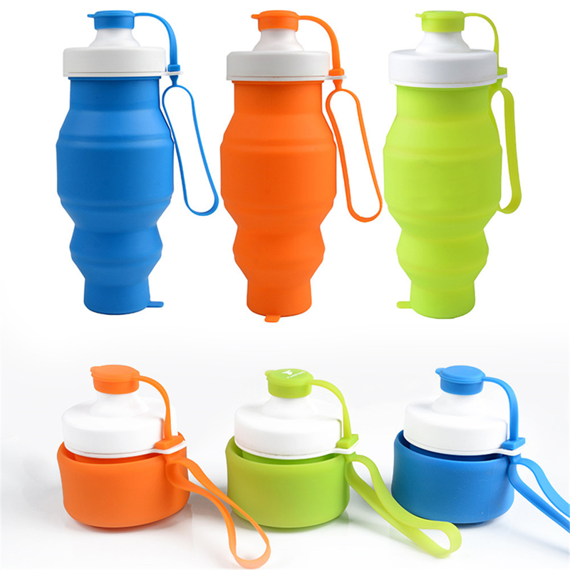 Collapsible Silicone Travel Water Bottle 4