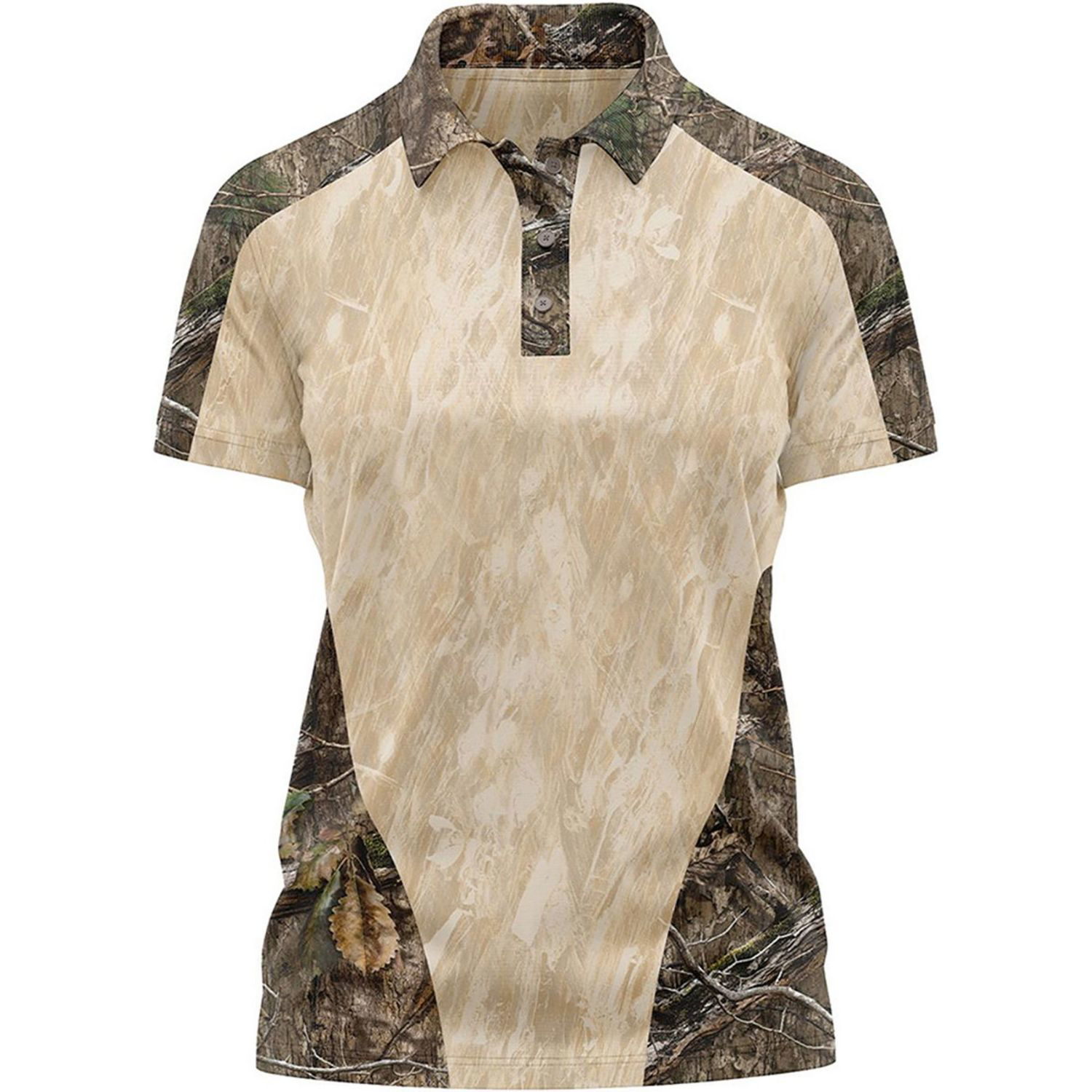 Mossy Oak® Women's 4.4 oz. Polyester Interlock Raglan Polo Shirt 6