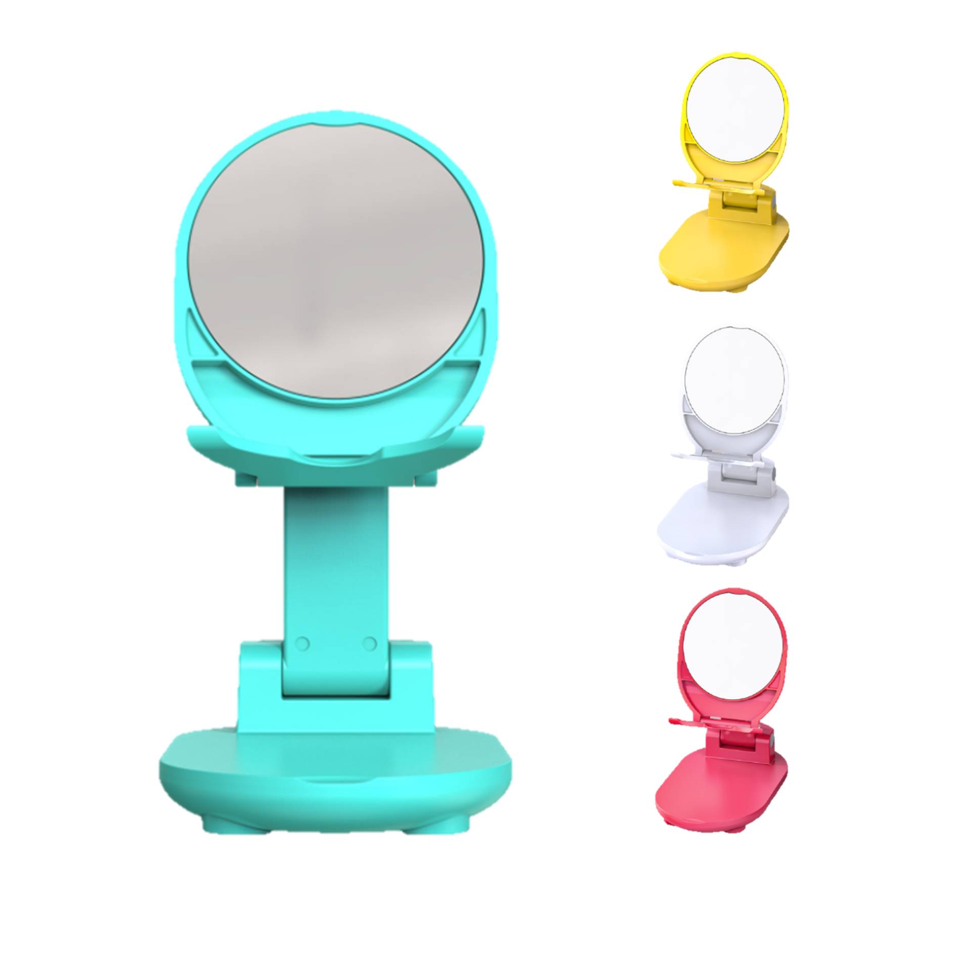 Adjustable Portable Stand Phone Holder With Mirror 3