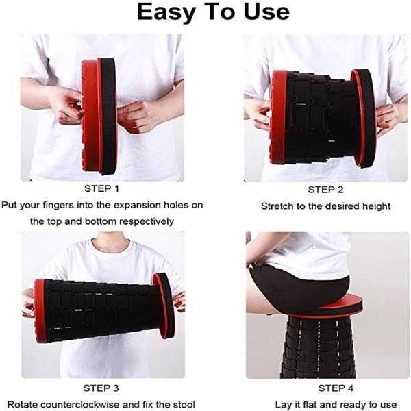 Portable Retractable Folding Stool 3