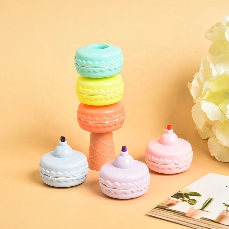 Cute Macarons Shape Highlighter Pen 1