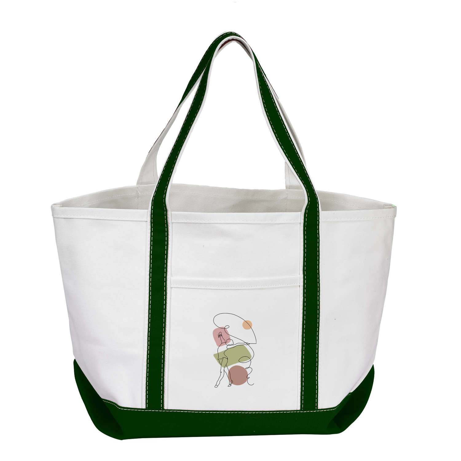 Open Canvas Boat Bag