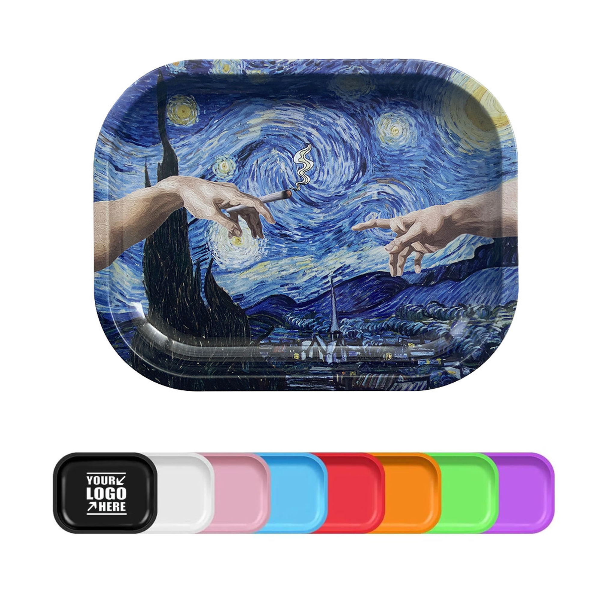 Full Color Custom Rolling Tray 2