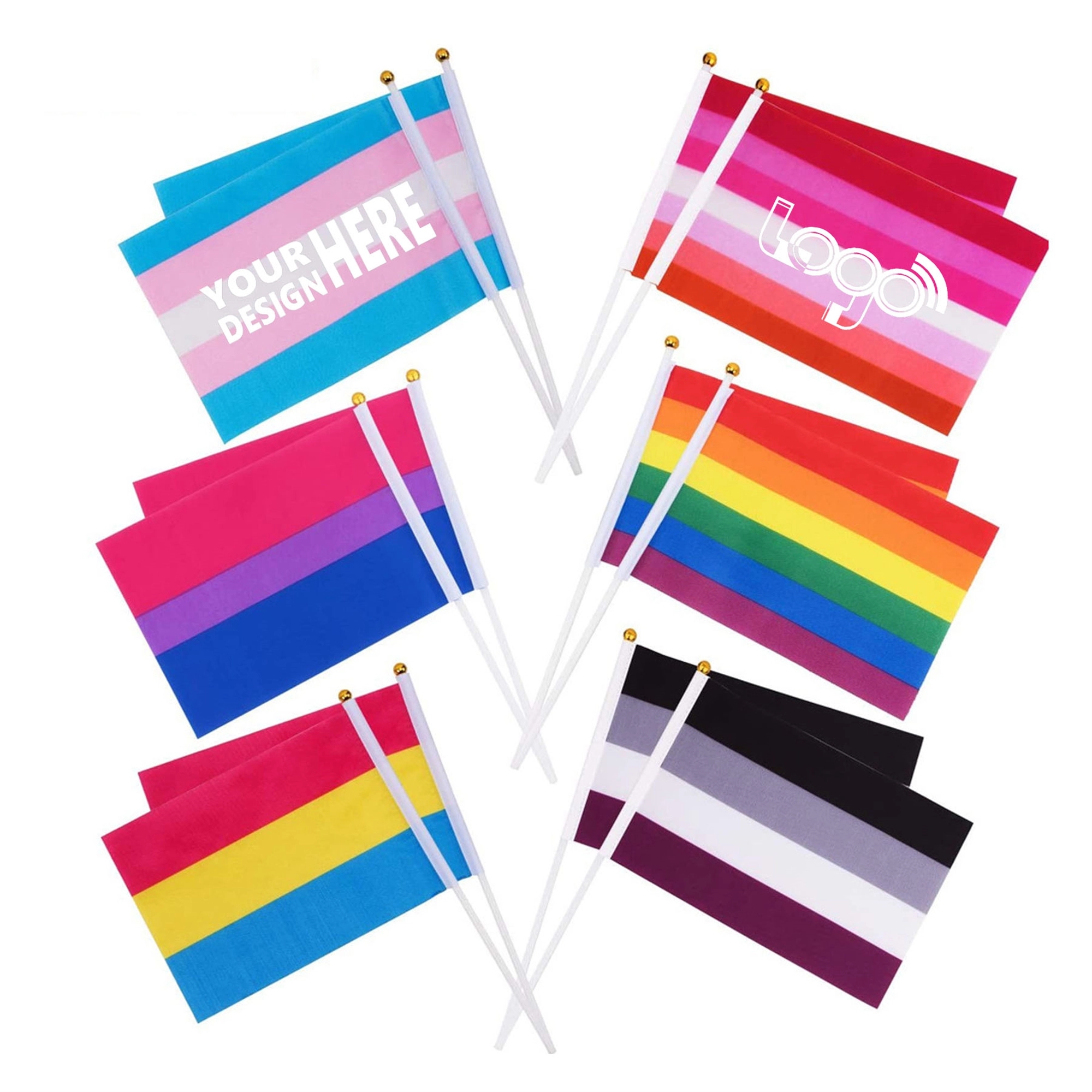 Mini Hand Held Stick Flag 1