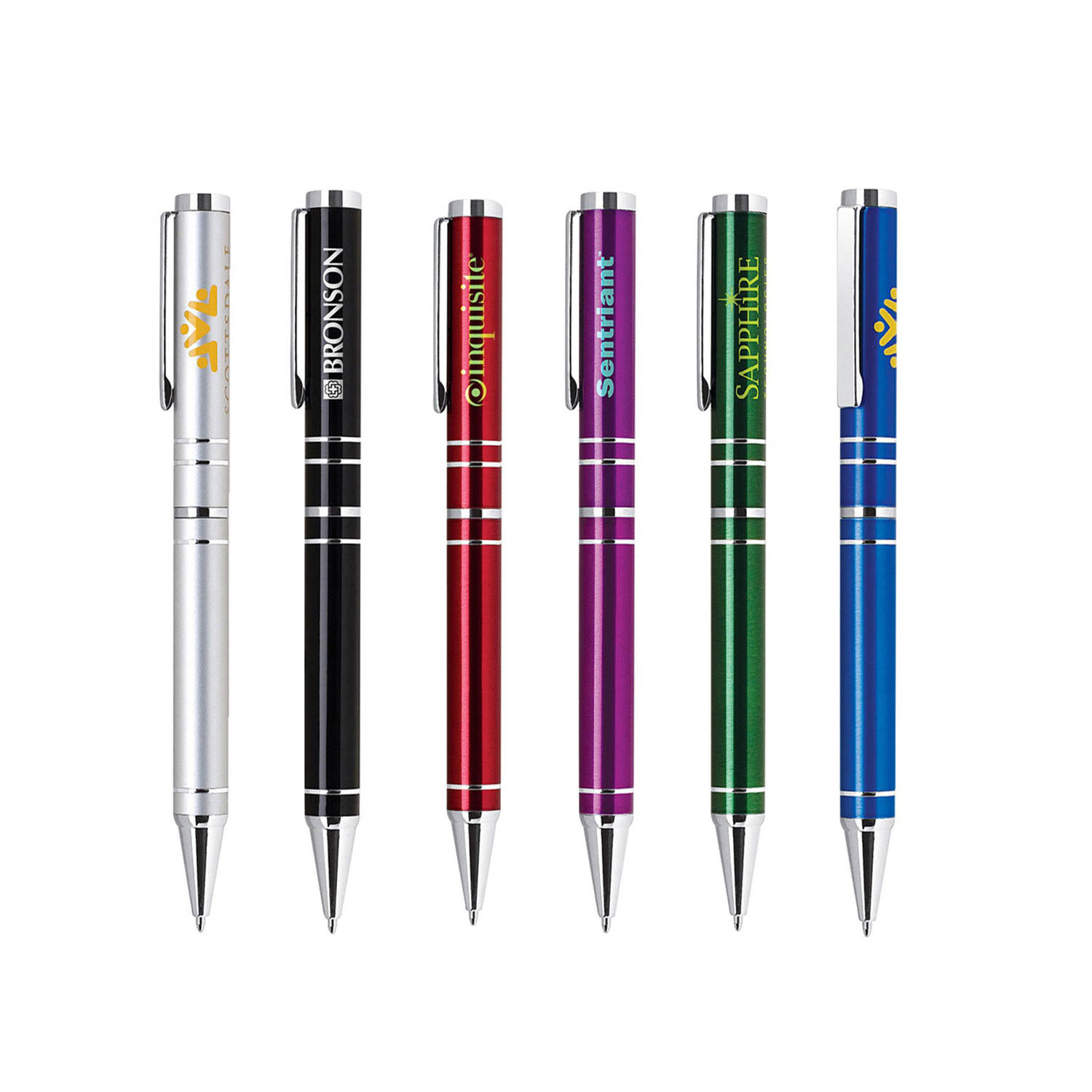 Aluminum Ballpoint Twist Metal Pen 24